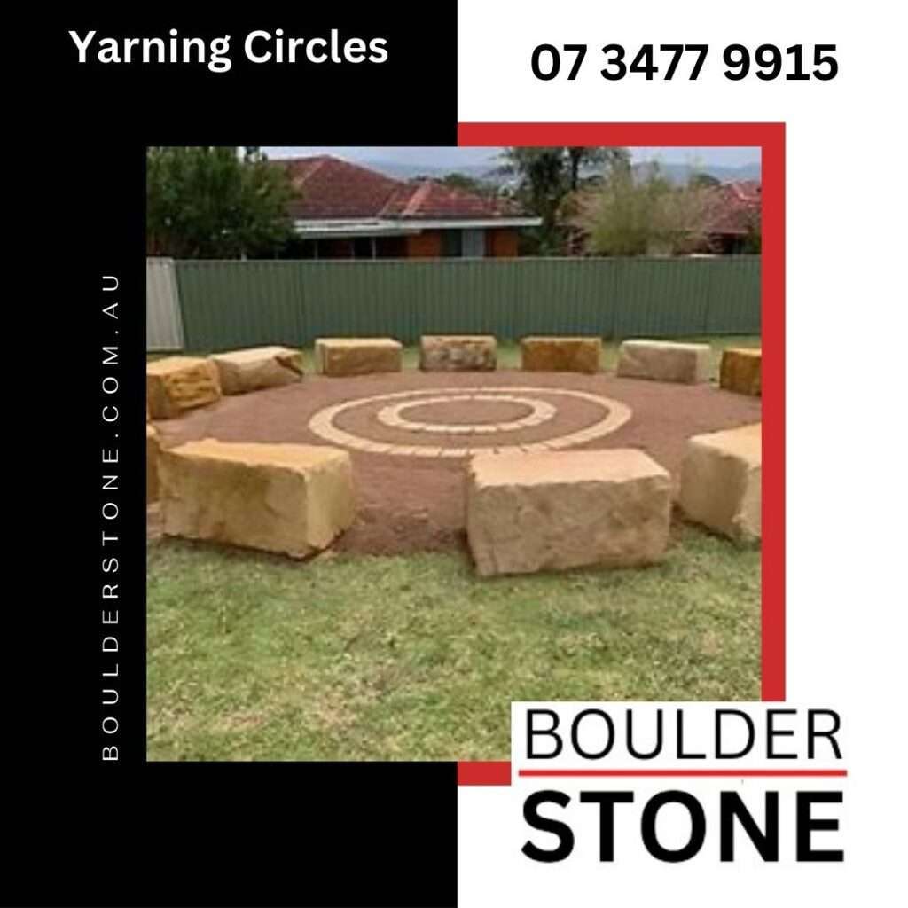 yarning circles sandstone blocks