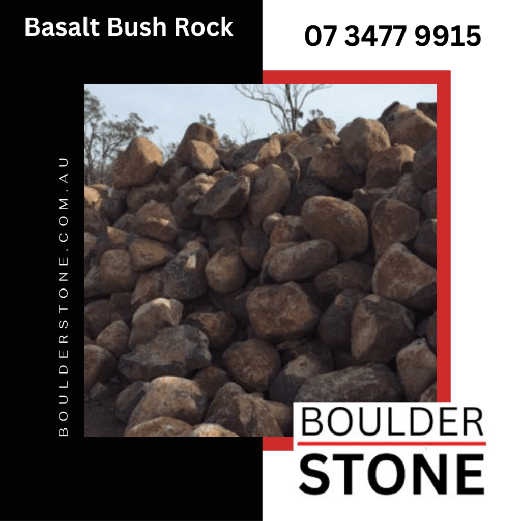 basalt bush rock Australian stone for commercial use